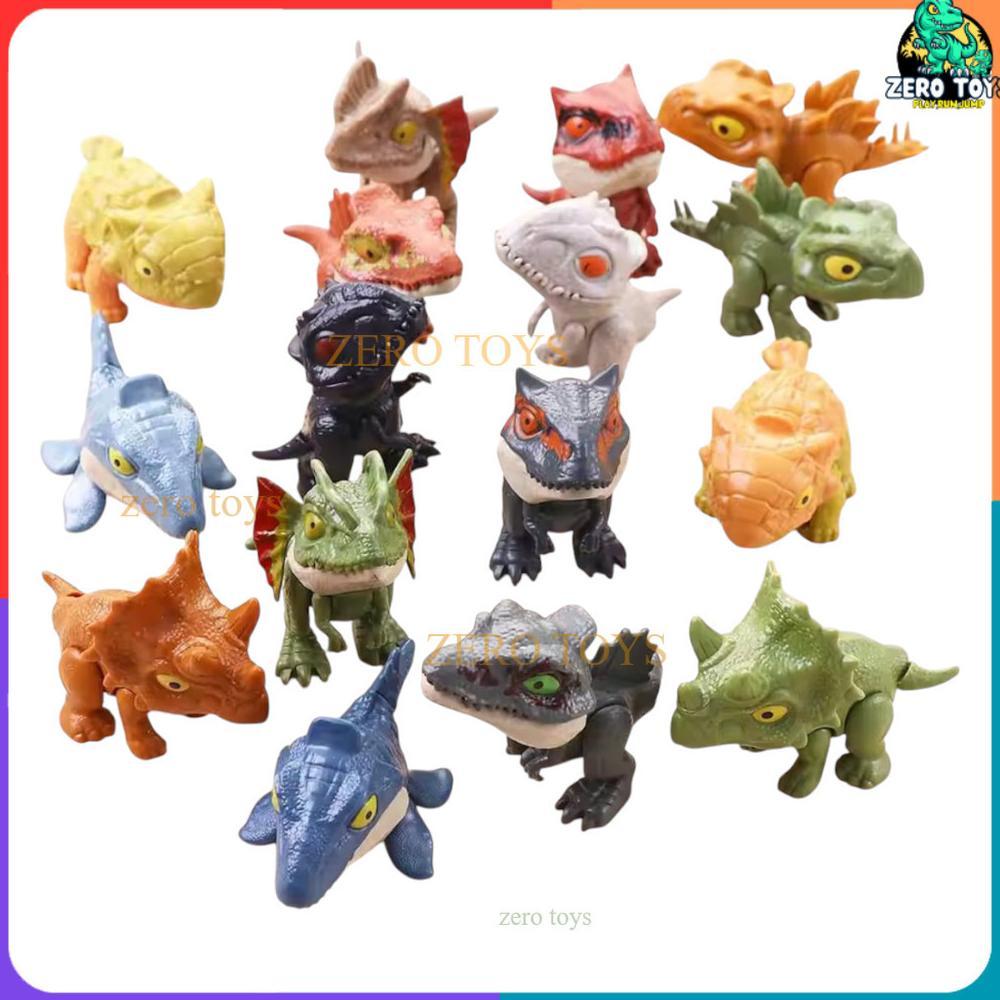 FAST DELIVERY Figure Dinosaurus Snap Squad T Rex Indominus Pyroraptor Indoraptor Mainan Figur Dino