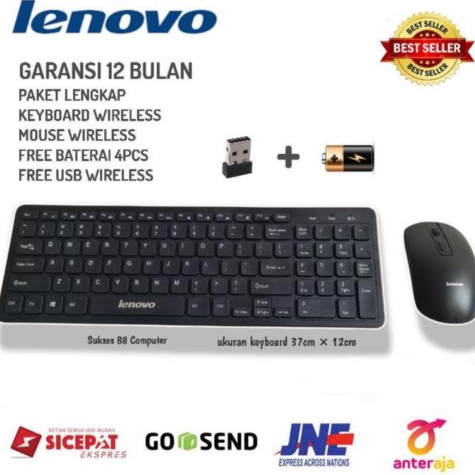 PAKET KEYBOARD LENOVO WIRELESS+MOUSE LENOVO WIRELESS COMBO SET GKM520