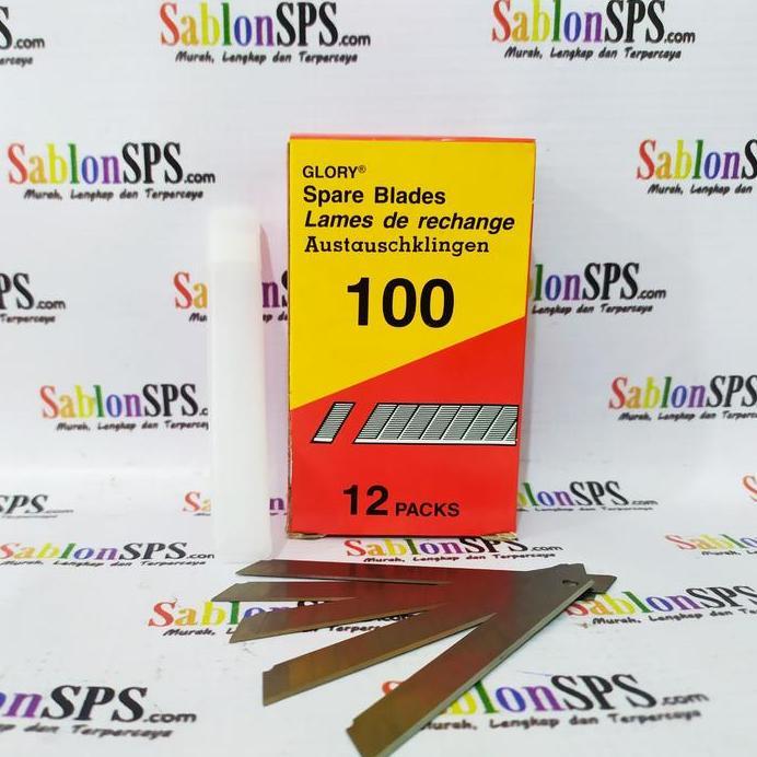 Ready ISI CUTTER GLORY 100 KECIL 1 BOX