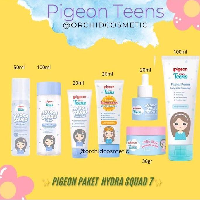 PIGEON PAKET SKINCARE REMAJA/SKINCARE PENCERAH REMAJA