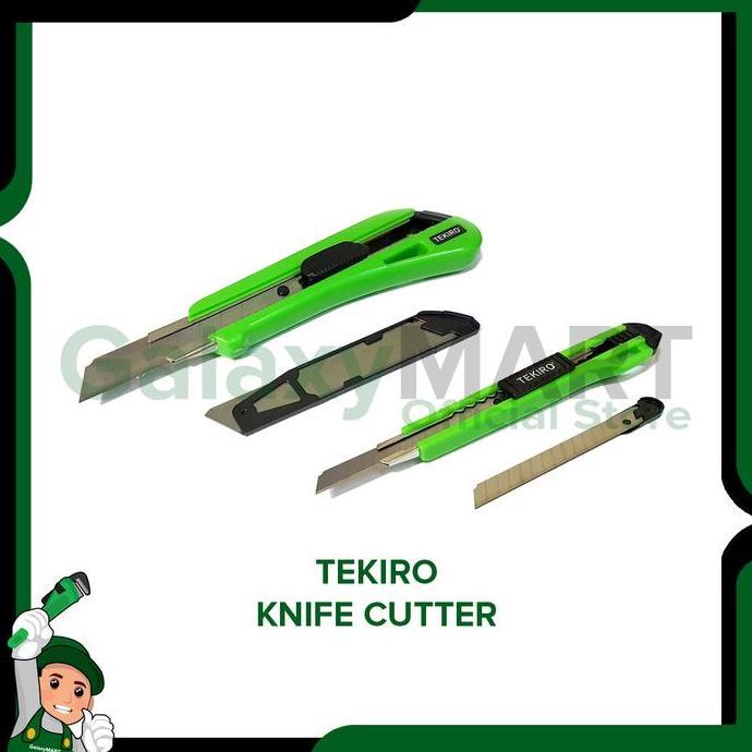 Ready TEKIRO Knife Cutter / Pisau Cutter Kecil 9 MM / Cutter Besar 18 MM