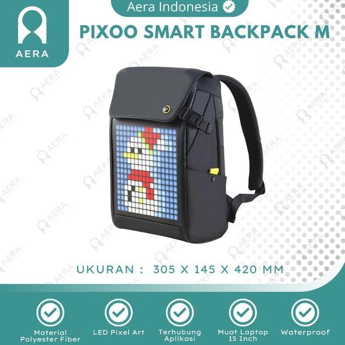 Pixoo Smart Backpack M With LED Pixel - Tas Ransel