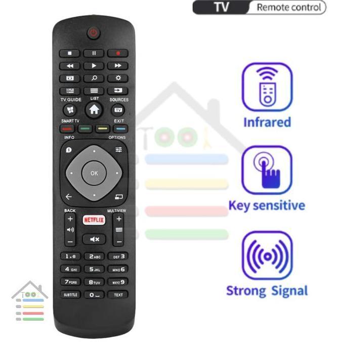 OVMIDEX REMOTE PHILIP NETFLI SMART TV ANDROID HDTV