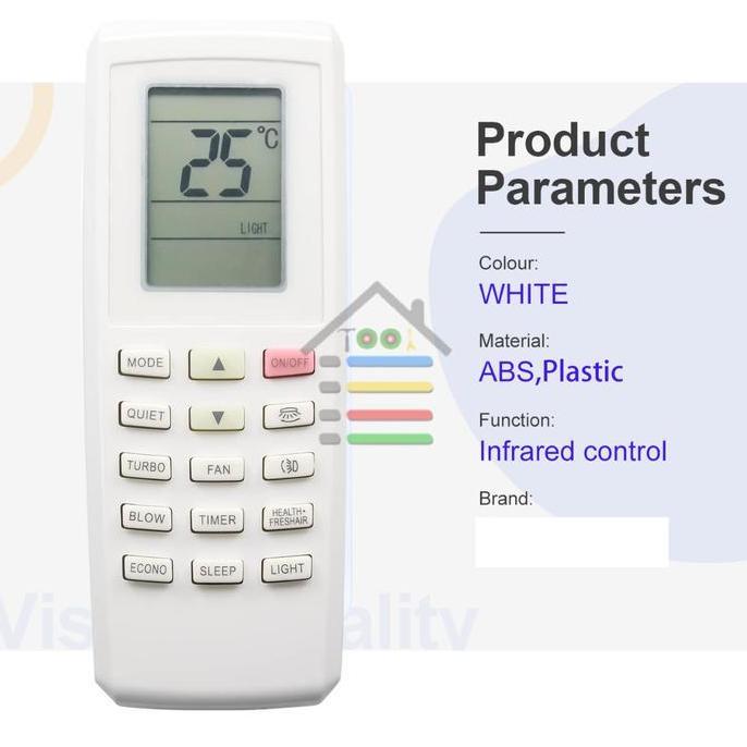 OVMIDEX REMOTE AC SHARP GREE SANYO AQUA UNIVERSAL