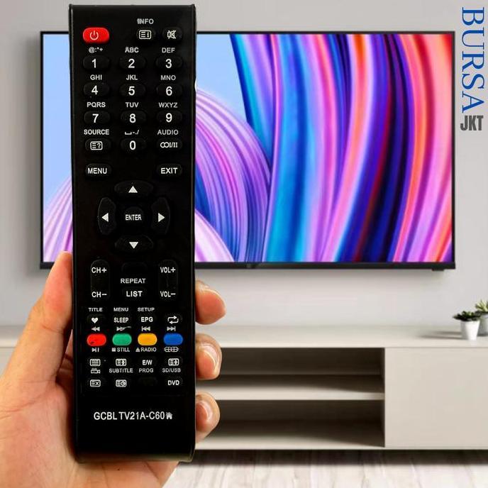 FEWRITZ REMOTE TV CHANGHONG CHIQ LED DIGITAL 24 - 43 INCH C60 PROTOK