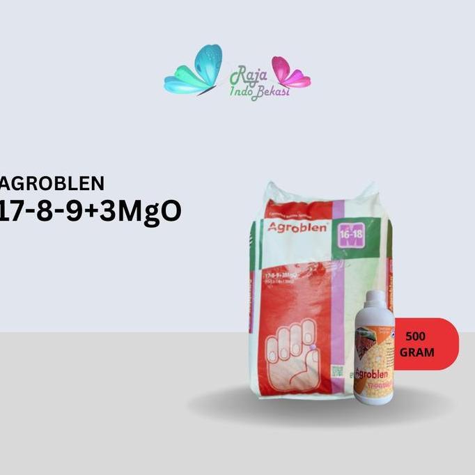 Warungkiwil22 - RAJA INDO 25kg Pupuk Agroblen 17-8-9+3MgO - Dekastar Agroblend 1789 17 8 9
