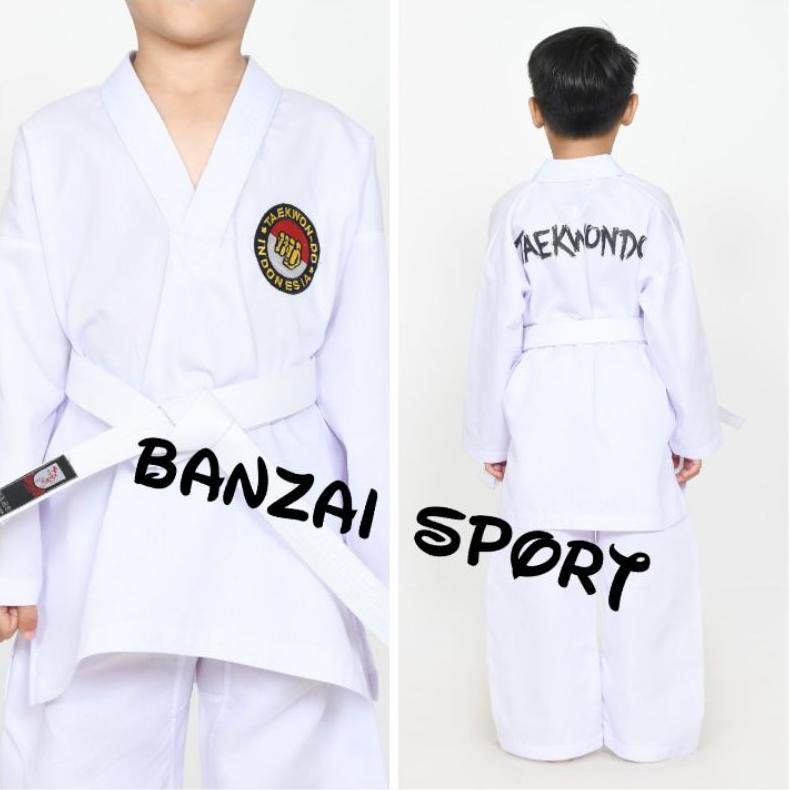 ARVUNE BAJU TAEKWONDO ANAK/DOBOK TAEKWONDO/SERAGAM TAEKWONDO ANAK ORIGINAL