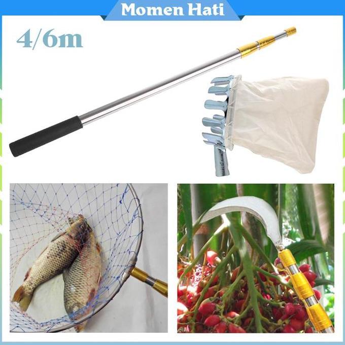 SASCALA Alat Panen Buah Tinggi / Galah Pemetik Buah / Portable / Alat Logam