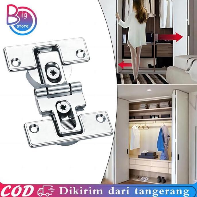 URB Engsel Sendok Pintu Lipat Engsel 180 Derajat Engsel Penutup Pintu Engsel Lemari Engsel Bivold PR