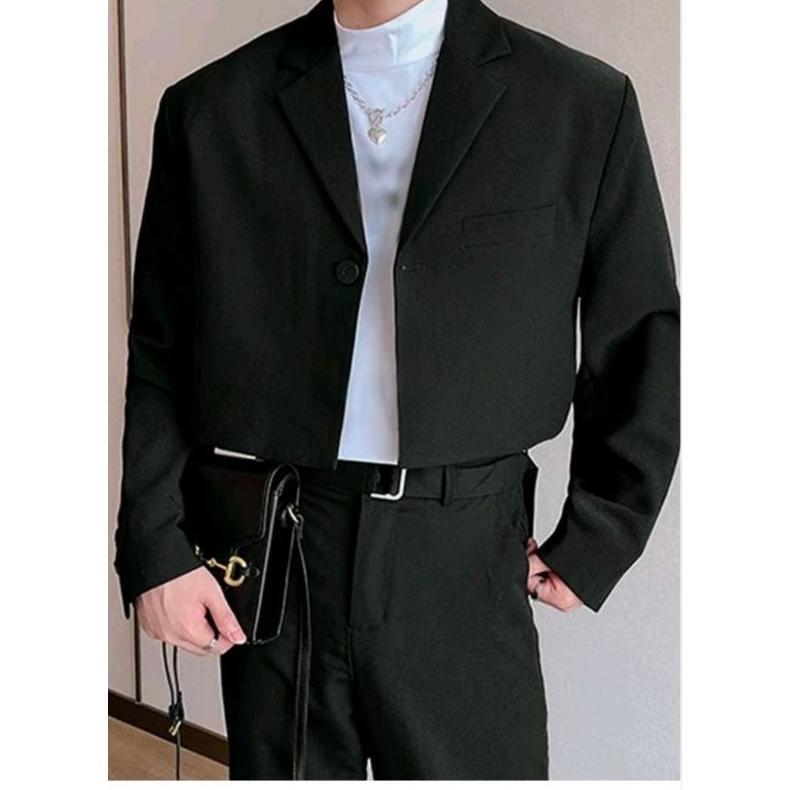 PROMO Jas Crop Pria - Blazer Crop Top Pria - Croped Pria