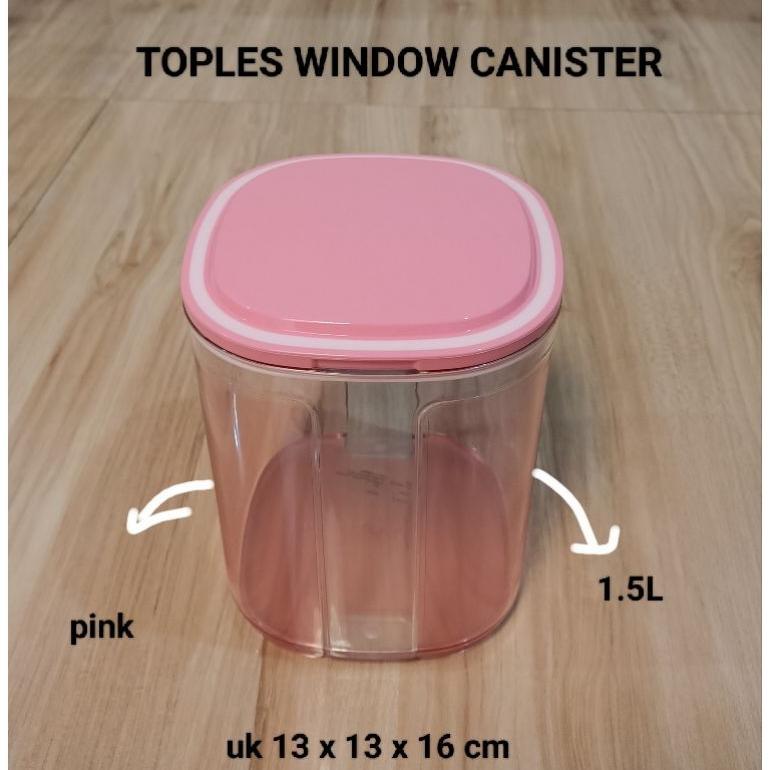 Promo ORIGINAL TUPPERWARE TOPLES LEBARAN KRISTAL SNACK IT/ WINDOW / COUNTERPART