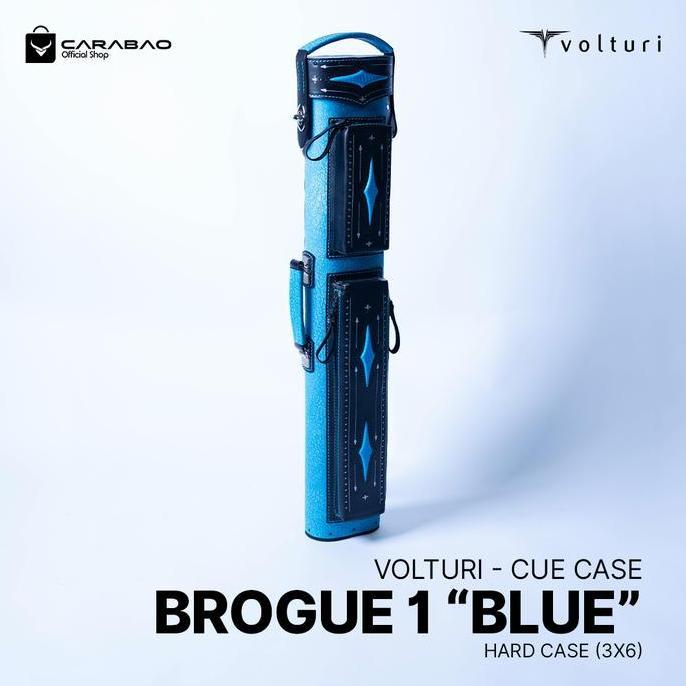 Volturi Brogue 1 Blue Hardcase - Cue Case Billiard