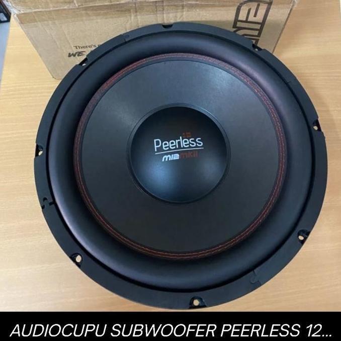 AUDIOCUPU / SUBWOOFER 12 INCH PEERLESS SVC / SUBWOOFER PEERLESS 12 INCH DVC SUBWOOFER PEERLESS M12MK