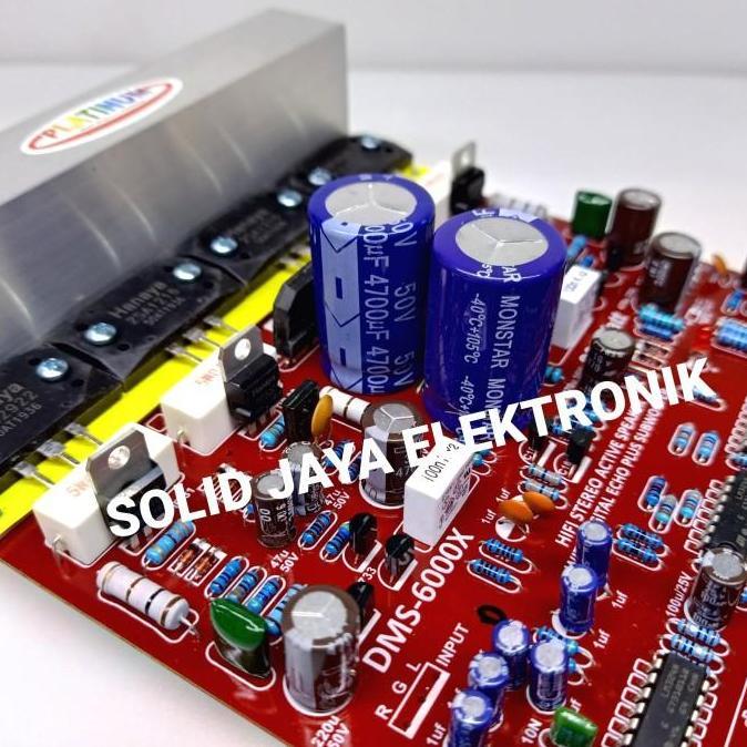 Kit Power Speaker Aktif Dms 6000 Dms-6000 Echosub Sanken No 2 Platinum