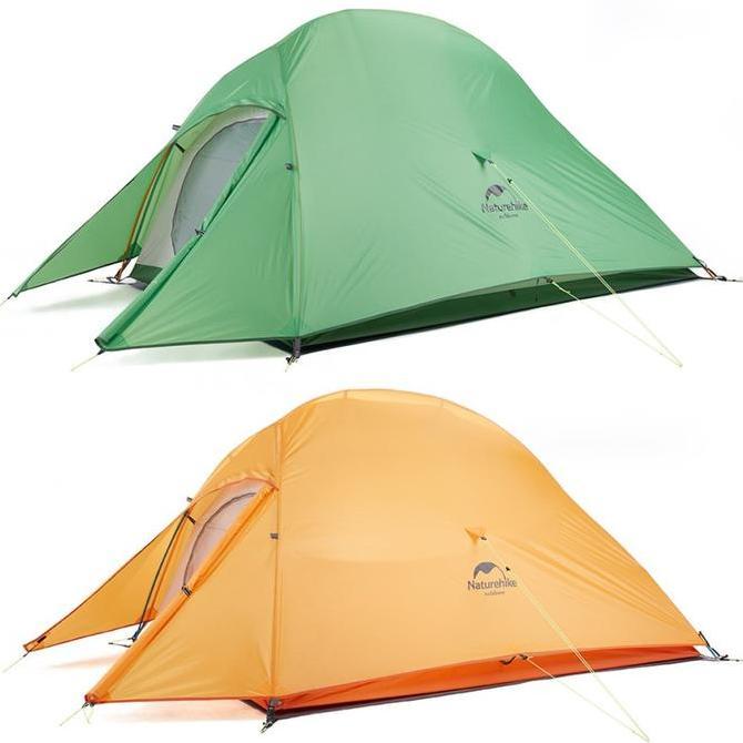 Tenda naturehike NH17T001-T cloud up 2 tent 210 T ultralight + mat