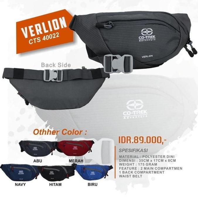 Waistbag Tas Selempang Cotrek Verlion