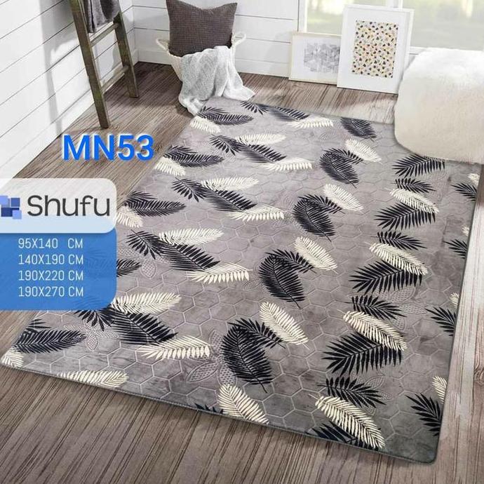 Karpet Busa Shufu Malaysia 190X270 Jumbo / Karpet Import / Motif In Minimalis