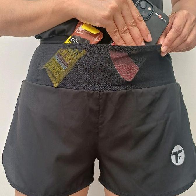 PROMO - FieldTrack Women running short include belt Celana lari wanita dengan belt sekaligus Sport