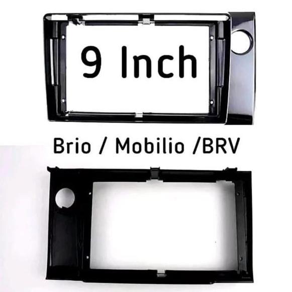 Frame / Panel Head Unit Android Brio . Mobilio . BRV Untuk Head Unit Android 9 Inci