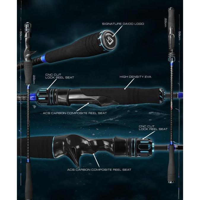 Daido - Joran Superocean Super Light Jigging 198 - Joran Pancing