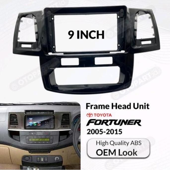 FRAME FORTUNER 9 INCH 2005 - 2015 FRAME ANDROID FORTUNER LAMA