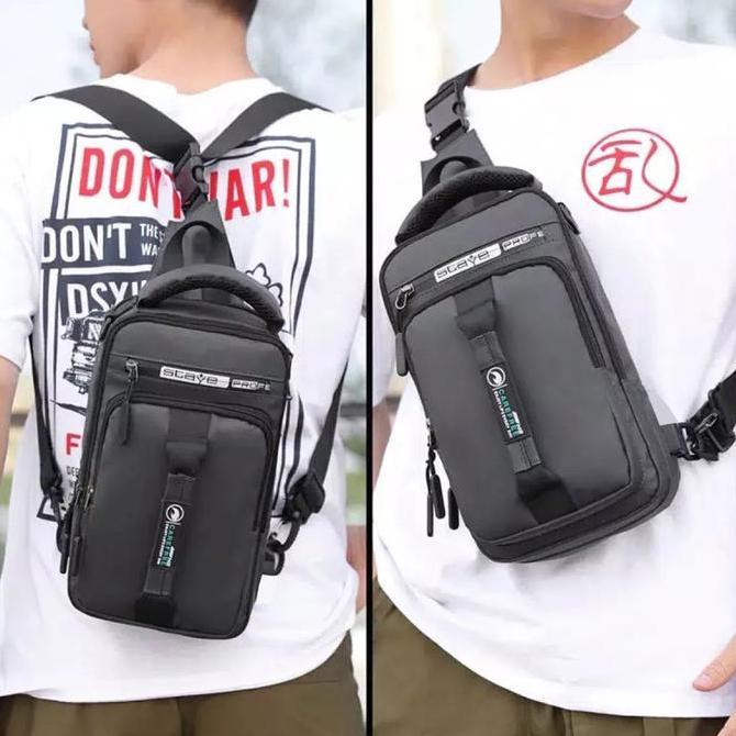 Tas Selempang Pria Haoshuai Tas Pria Trendy Tas Pria Haoshuai Slingbag