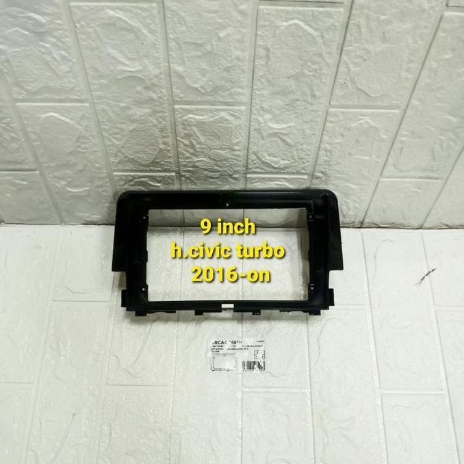 Frame Head Unit Android 9inch Honda Civic Turbo 2016-on
