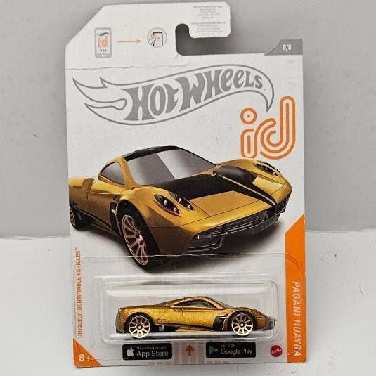 ORIGINAL HOTWHEELS ID PAGANI HUAYRA GOLD RARE
