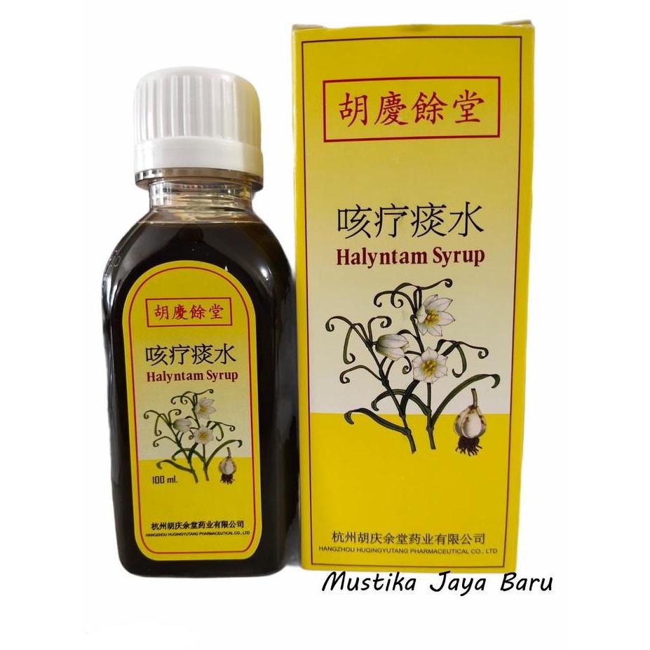Halyntam Syrup - Obat Batuk Berdahak, Sakit Tenggorokan, Sesak Napas
