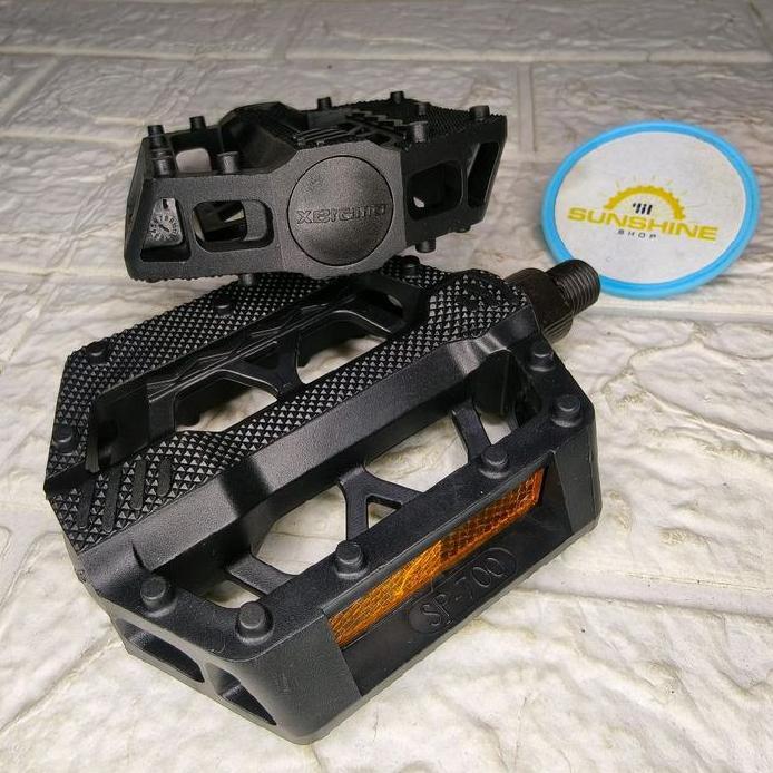 Pedal Drat As Kecil 1/2 SP-700 Black Sepeda BMX 18 Dan 20 Crank Gir Tengah BB USA As Terusan Langsun