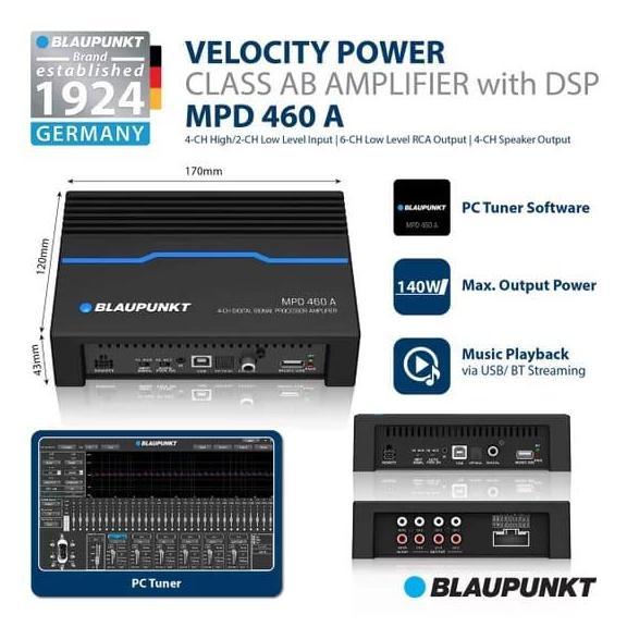 Prosessor Blaupunkt MDP 460A - DSP Blaupunkt - Dinasti Audio