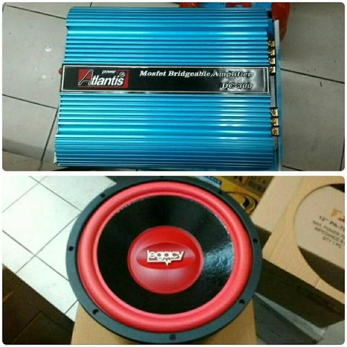 Paket Monoblock Atlantis Subwoofer Legacy 1295