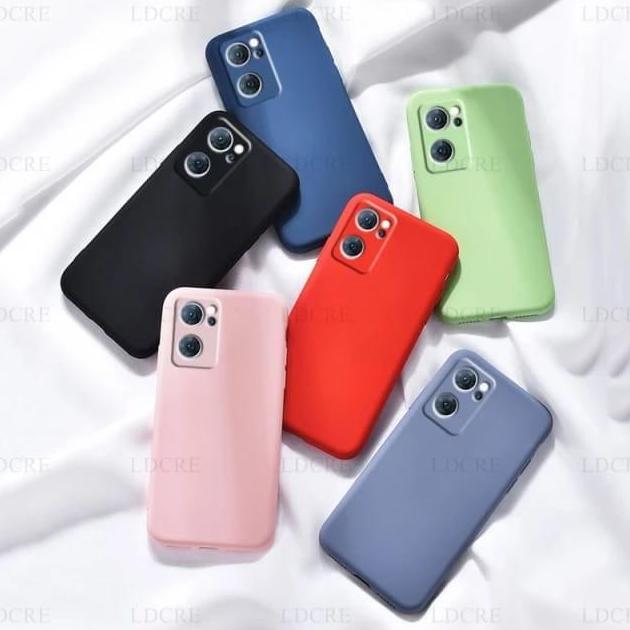 SOFT CASE MICROFIBER FOR OPPO A96 SUEDE SILICONE BACK COVER