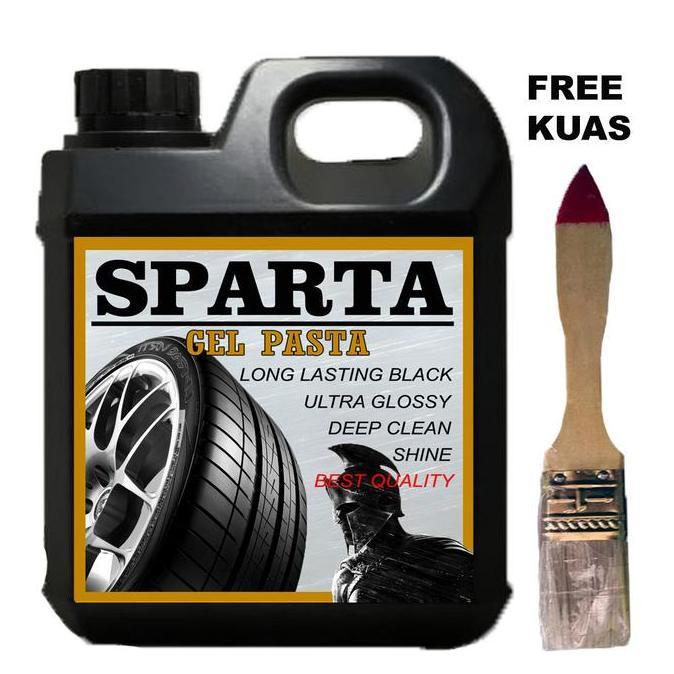 SPARTA PREMIUM GEL Semir Ban 1 liter / Pengkilap Ban / Penghitam Ban