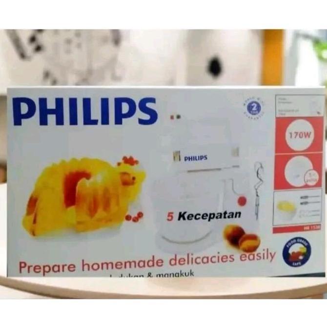 mixer philips hr 1538/hr 1559 - stand mixer - mikser philips - mixer pencampur TA