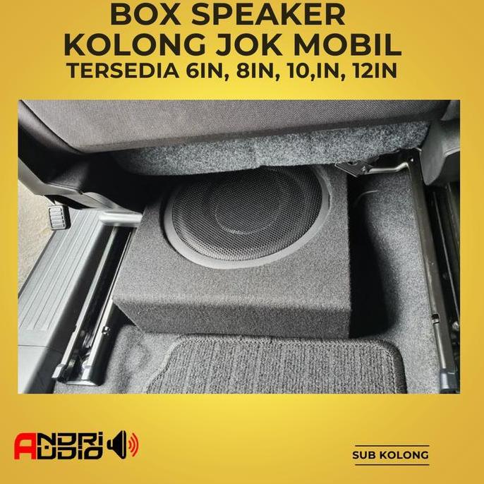 Ready Speaker Subwoofer Kolong Mobil 6 IN, 8 IN, 10 IN, 12 IN