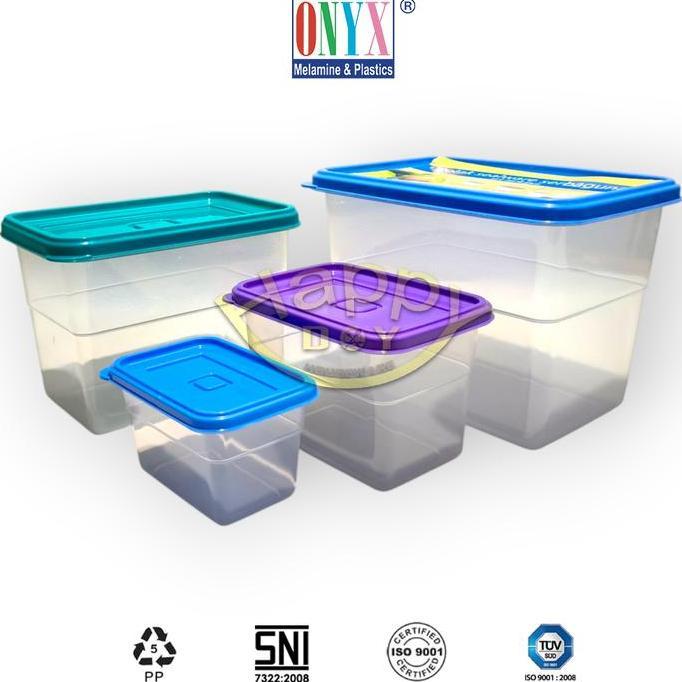 SEALWARE | KOTAK BEKAL | KOTAK MAKAN PLASTIK | KOTAK BUMBU SERBAGUNA SET 4PCS ONYX