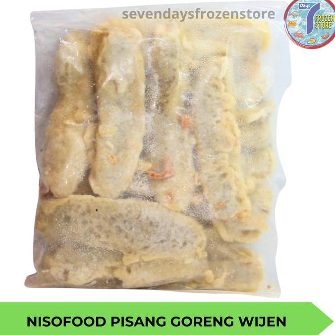 Nisofood Pisang Goreng Wijen Beku Frozen Isi 15