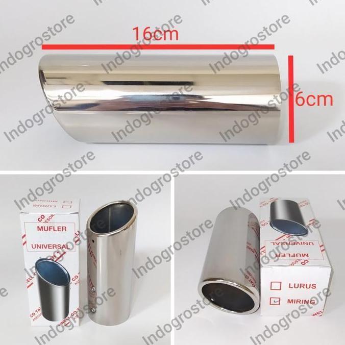 Muffler Buntut Ujung Knalpot Mobil Ertiga Baleno Splash Scross
