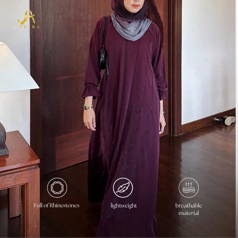 Original New 12.12 Malika Abaya  Muslim Motif Mewah Turki