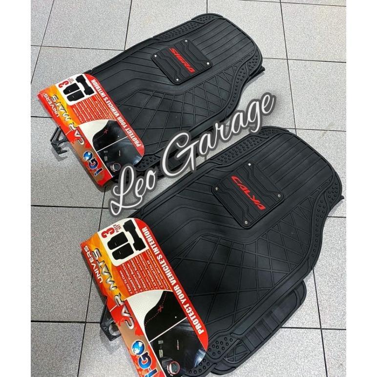 Awet Calya Sigra 2016 2018 2019 2020 2021 2022 2024 Karpet Karet Mobil Universal Packypoda Hitam Tid