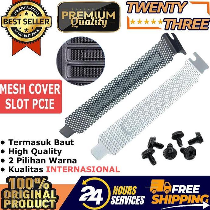 Tutup Penutup Slot VGA Cover Pcie pci VGA case pc casing komputer back Panel Mesh Net Ventilasi