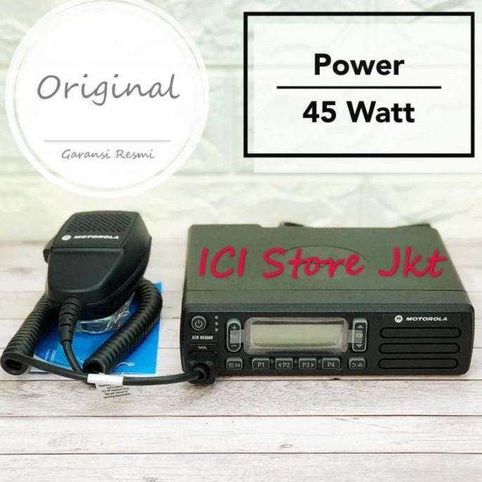 Grosir Motorola Paket Radio Rig Xir M3688 Vhf 45 Watt Untuk Mobil Kecil Lv Double Cabin Garansi Resm