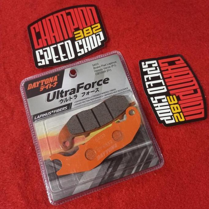 Kampas Rem Depan Daytona Lapinus Fibers Untuk Kaliper RCB S Series 2 Piston KANAN NMAX Aerox 155 Mio