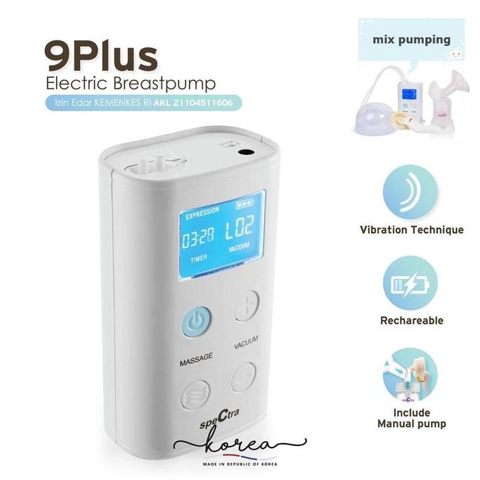 Promo Spectra 9 Plus 9+ 9Plus Electric Breast Pump Pompa Asi Elektrik Mix Pumping Accessories Cod