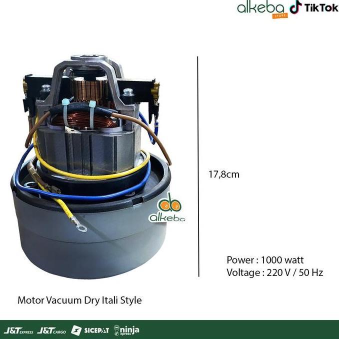 Grosir Motor Vacuum Dry Italy Style - Sparepart Mesin Vacuum Motor Dinamo Motor Vacuum 10L