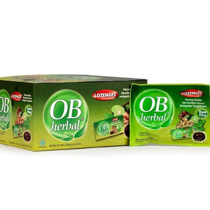 OB Herbal Permen Pelega Tenggorokan Box