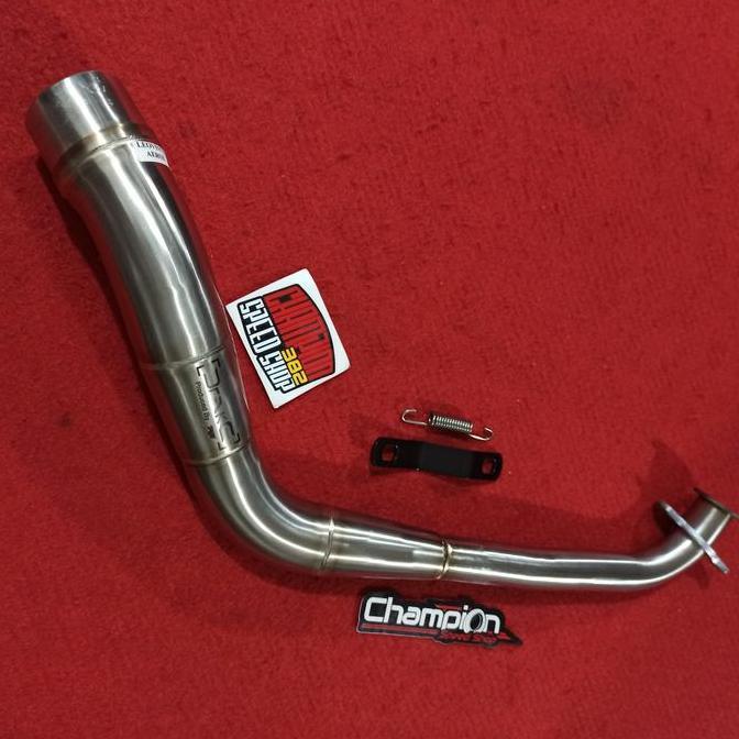 Pipa Header Kit Leher Knalpot Inlet 54mm Drake R9 All New Aerox 155