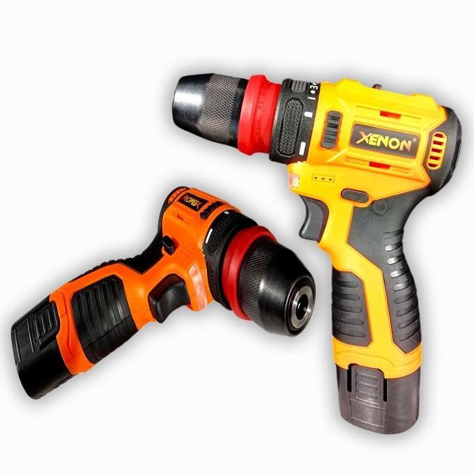 Murah Xenon Cordless 2 In 1 Drill & Screwdriver X-Cdds211 | Bor Baterai Brushless 12V