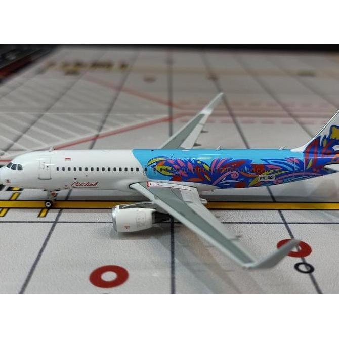 Citilink A320 Flowers PK-GQI Phoenix 1:400 Scale